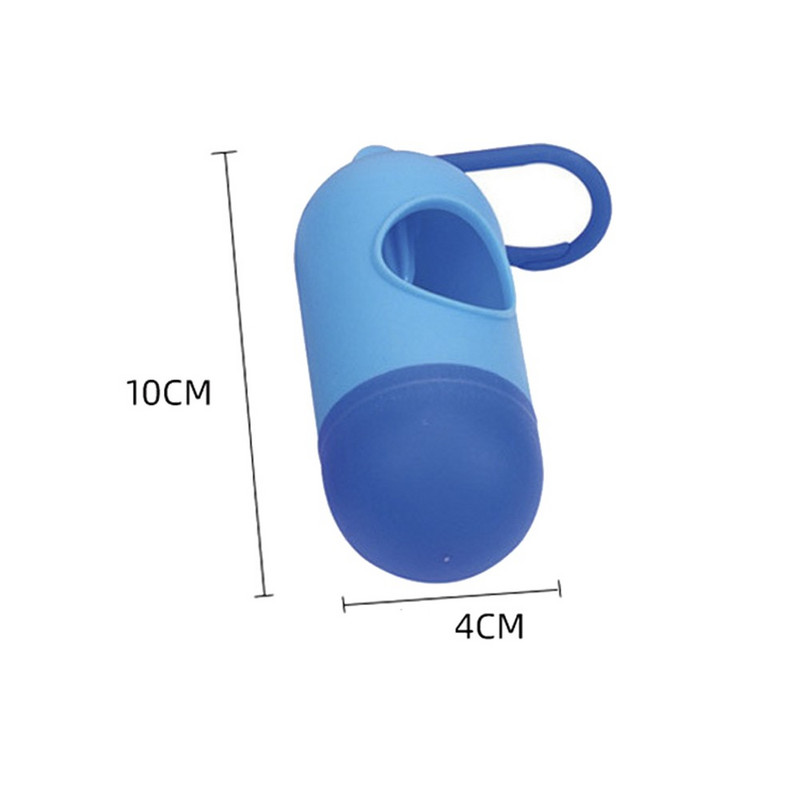 Pārnēsājamas suņu izkārnījumu maisu dozators Miskastes maisa futrālis Āra atkritumu uzglabāšanas kaste kaķu kucēnu mājdzīvnieku atkritumu maisu turētājiem