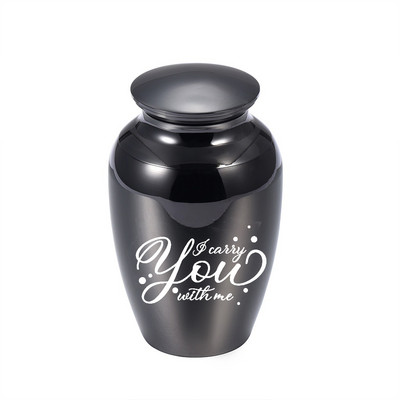 Nosi te sa sobom - Mali Keepsake držač pepela urne za nakit za kremiranje u spomen na voljenu ljudsku posudu s pepelom 5 boja