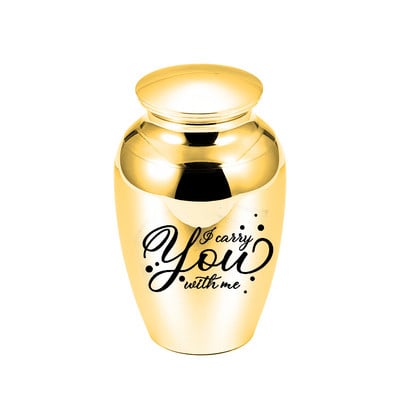 Nosi te sa sobom - Mali Keepsake držač pepela urne za nakit za kremiranje u spomen na voljenu ljudsku posudu s pepelom 5 boja