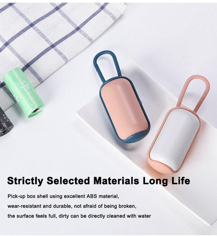 Mājdzīvnieku atkritumu kaste suņu izkārnījumu savācēja dozators Pārnēsājams kaku savācējs suņu atkritumu maisu tīrīšanas piederumi