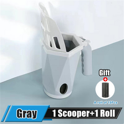 Prijenosna ugrađena vrećica za izmet Lopatica za mačji pijesak Lopatica velikog kapaciteta Samočisteća kutija za mačji pijesak Alat za čišćenje artefakata