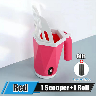 Prijenosna ugrađena vrećica za izmet Lopatica za mačji pijesak Lopatica velikog kapaciteta Samočisteća kutija za mačji pijesak Alat za čišćenje artefakata