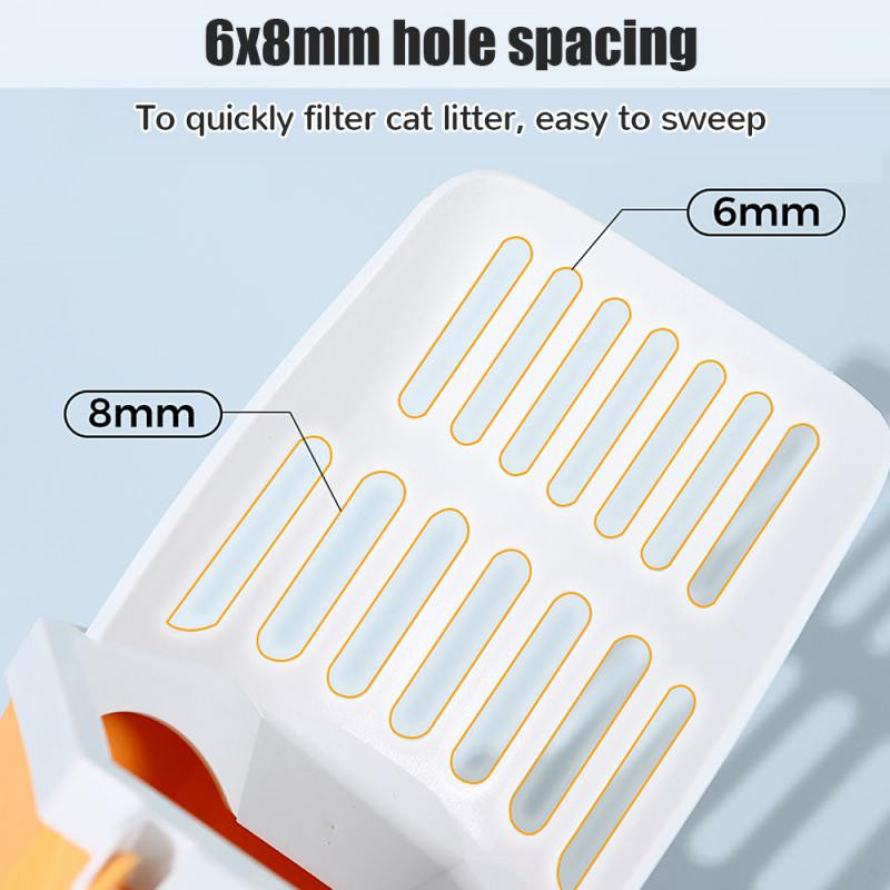 Prijenosna ugrađena vrećica za izmet Lopatica za mačji pijesak Lopatica velikog kapaciteta Samočisteća kutija za mačji pijesak Alat za čišćenje artefakata