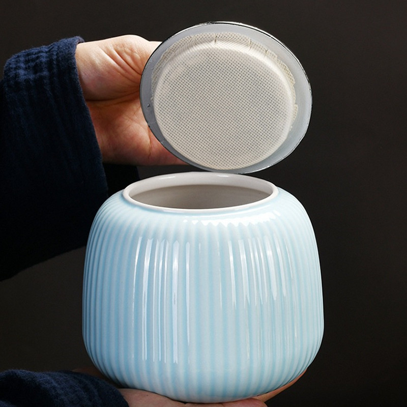 Crveno plava keramika Urna Pas Mačka Kućni ljubimac Pogreb Pepeo Držač urne Keramički kovčeg Uspomena Uspomena Kremiranje ljudi