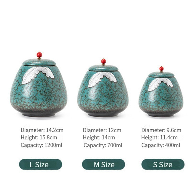 Keramika Pelnu Urna Aizzīmogota Kremēšana Apbedīšanas Pelni Piemiņas Mazie dzīvnieki Mājas suņu Kaķu memoriāls Piemērots Mājas Kamīni Apbedīšana
