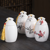 Uspomene za male kućne ljubimce Pogrebna urna Urna za kremaciju za pepeo kućnih ljubimaca Ručno izrađena od keramike