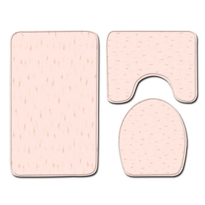 Zeegle Set prostirki za kupaonicu Kupaonski set Zahodska prostirka za noge Protuklizna kupaonica Tepih Navlaka za WC sjedalo Upijajuća podna prostirka za tuš kabinu