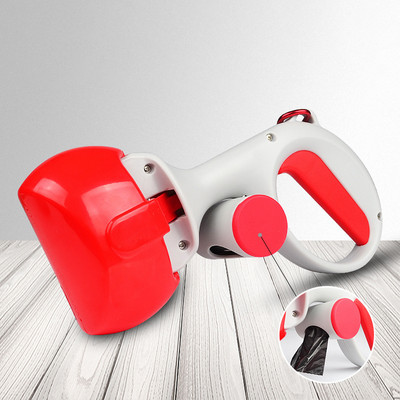 MySudui Pet Pooper Lopatica s pričvršćenom vrećicom s dugom ručkom Prijenosni skupljač pseće izmet Potrepštine za pse na otvorenom Perros Productos