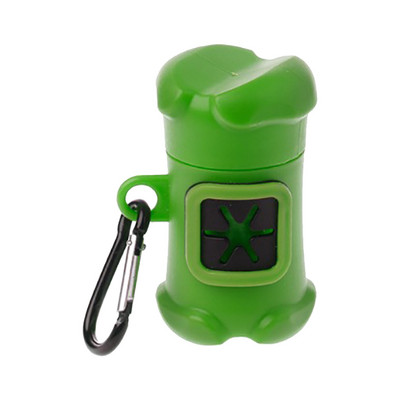 Nova kutija za kućne ljubimce u obliku kosti koja se može ponovno puniti, kutija za pseću kakicu, držač za vreće za smeće, uključujući 15 komada vrećica za čišćenje, alate za čišćenje