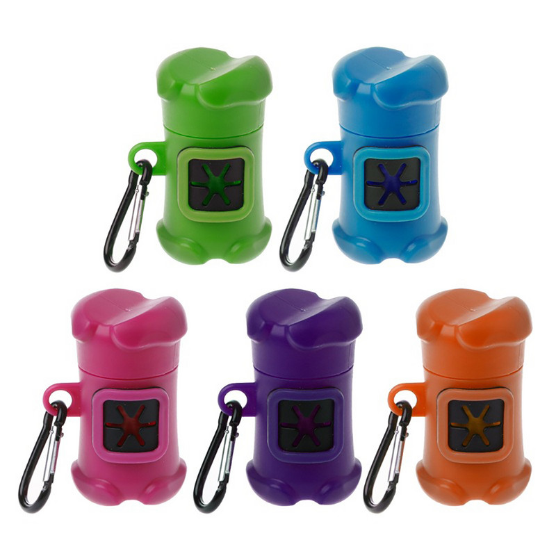 Nova kutija za kućne ljubimce u obliku kosti koja se može ponovno puniti, kutija za pseću kakicu, držač za vreće za smeće, uključujući 15 komada vrećica za čišćenje, alate za čišćenje