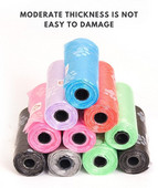 Vrećica za pseću kakicu Razgradive plastične vrećice za pseću kakicu za pseći mačji WC Čišćenje vanjskog otpada Vreća za čišćenje smeća 5KOM