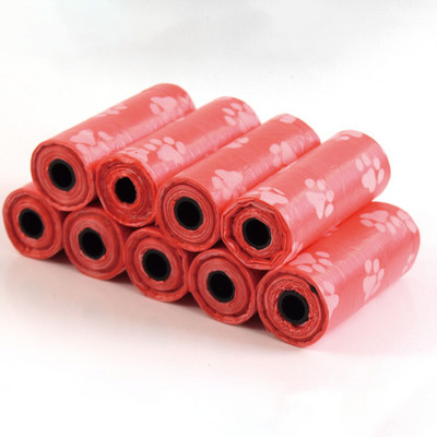 Vrećica za pseću kakicu Razgradive plastične vrećice za pseću kakicu za pseći mačji WC Čišćenje vanjskog otpada Vreća za čišćenje smeća 5KOM