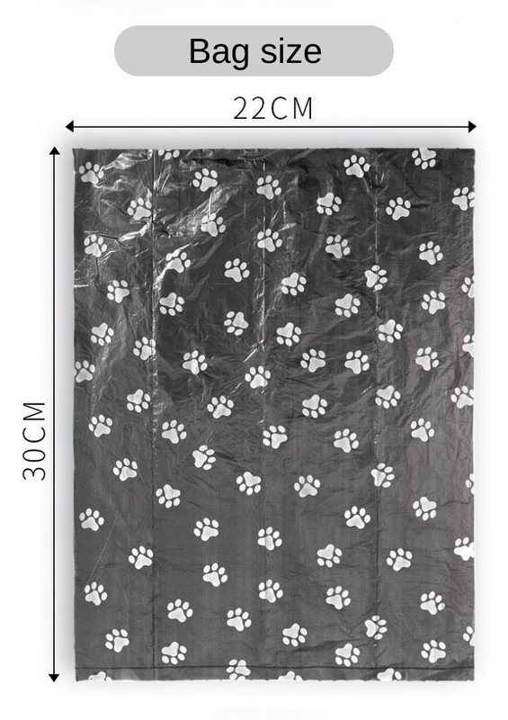 Vrećica za pseću kakicu Razgradive plastične vrećice za pseću kakicu za pseći mačji WC Čišćenje vanjskog otpada Vreća za čišćenje smeća 5KOM