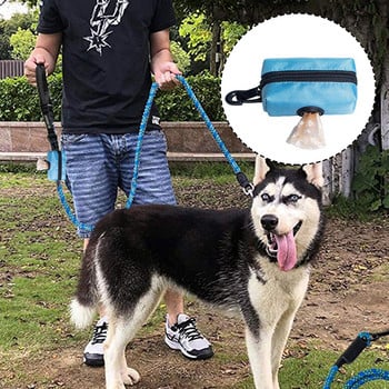 Pet Waste Dog Poo Τσάντες παραλαβής κουταβιών Θήκη θήκης για τσάντες κατοικίδιων με γάντζο Φορητή θήκη