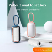 Dozator vreća za smeće za kućne ljubimce Mačke Psi Prijenosni ekološki prihvatljiva vrećica za izmet kućnih ljubimaca Kutija za pohranu Vrećice za pseći izmet Potrepštine za pse