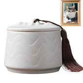 Urna za kućne ljubimce Keramika Spomen Urne za uspomene za mačke i pse Visokokvalitetna kremirana pogrebna urna za pepeo Spomen kutija za vječna sjećanja