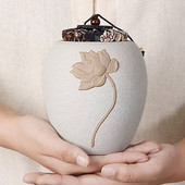 Urna za kućne ljubimce za pepeo Mačke Spomenici Pogrebna keramika Pogrebna urna za pepeo Kremiranje pepela Pogrebne mačke Urne Kremiranje psa Spomenik