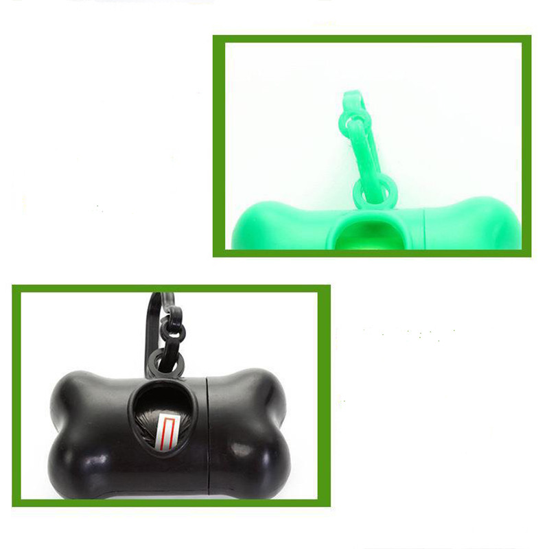 Mājdzīvnieku atkritumu maisu dozators Suņu izkārnījumu savākšanas maisi Atkritumu sadales tīrīšanas piederumi Jauks kaula formas mājdzīvnieku atkritumu kaste, tualetes savācējs