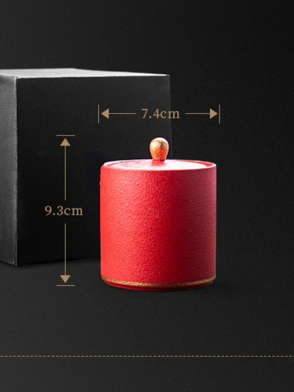 Rubni poklopac omotan tkanom tkaninom otporan na vlagu bez specifičnog mirisa dobro brtvljenje urna za kućne ljubimce za mačke i pse