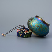 Apbedīšanas pelnu urna cilvēku kremēšanai Mājdzīvnieku pelnu turētājs Piemiņas biedru pelni Keramikas urnas zārks suņa kaķa putnu urna