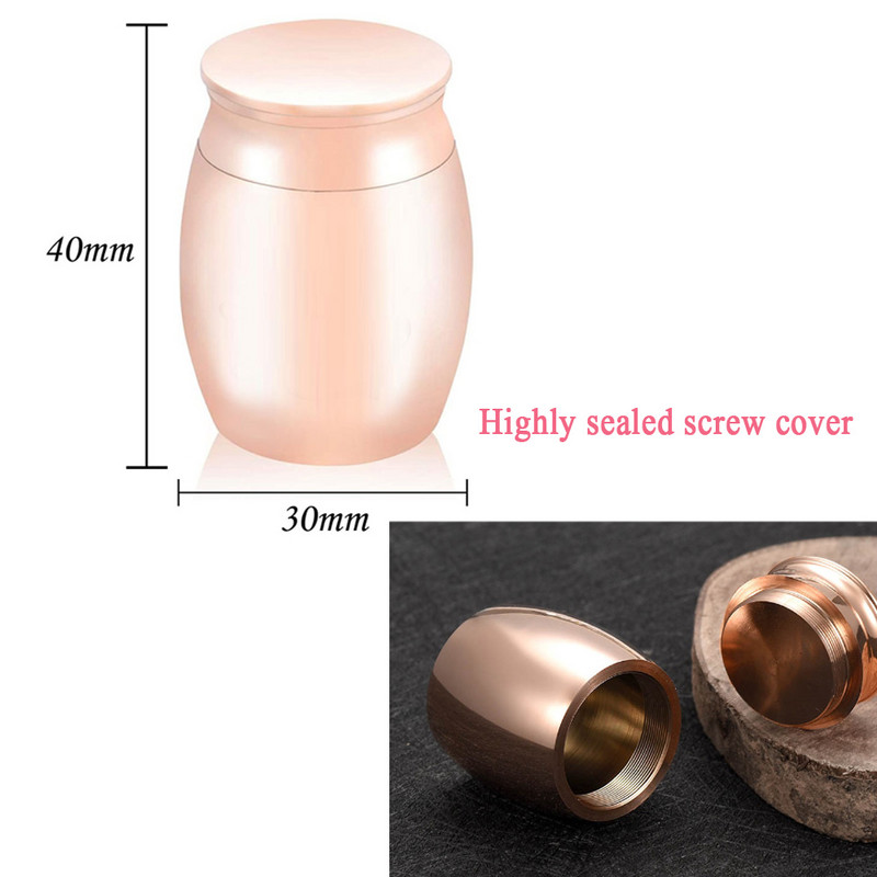 Nerūsējoša sakausējuma mājdzīvnieku zārki Urnas Mājdzīvnieku ķepu piemiņas urnu kremēšana Mazu pelnu turētājs - Mājas un biroja dekorēšana vai ceļojumu pārnēsāšana