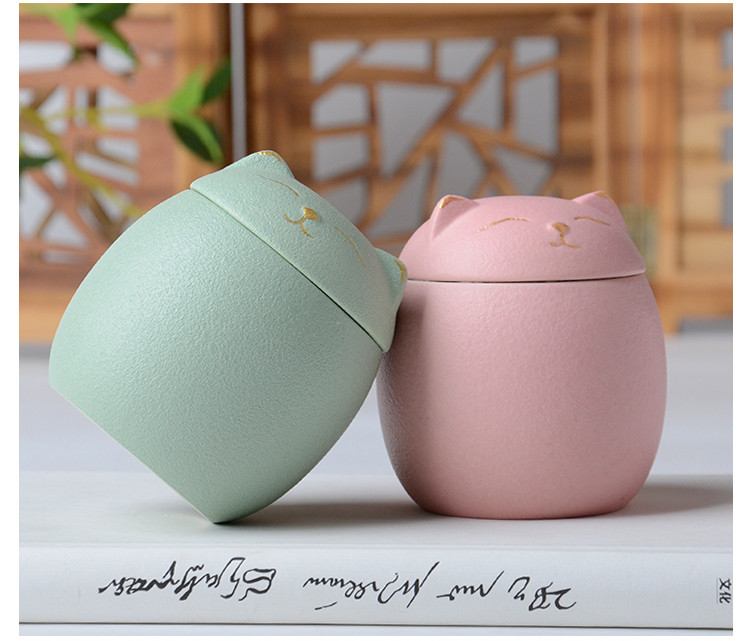 Mīksta asnu urna mājdzīvnieku pelniem - kaķa formas piemiņas kremācijas urnas - ar rokām izgatavotas melnas dekoratīvas urnas bērēm Kaķu urna Suņu urna