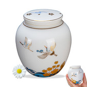 Piemiņas lolojumdzīvnieku urna, keramika, mazs mājdzīvnieks, aizmirsts Kremēšana, mitrumizturīgs kaķis suns, piemiņas burka, aizzīmogota augstākās klases urnas gravēšana