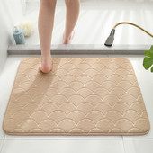 Memory Foam vannas istabas paklājs Pretslīdes vannas paklāji kājslauķi dušas telpai vannas sānu absorbējoši tualetes grīdas paklāji 40*60 50*80cm