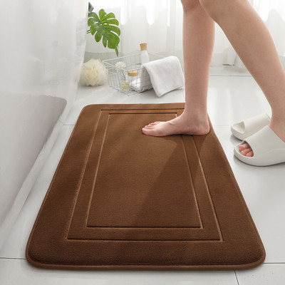 Memory Foam vannas istabas paklājs Pretslīdes vannas paklāji kājslauķi dušas telpai vannas sānu absorbējoši tualetes grīdas paklāji 40*60 50*80cm