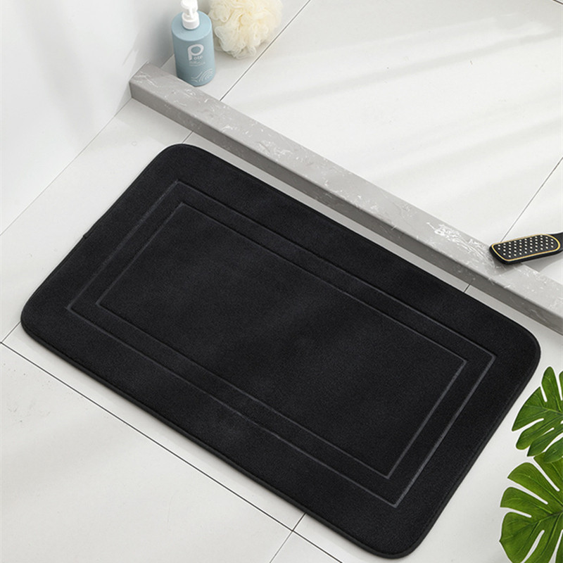 Memory Foam vannas istabas paklājs Pretslīdes vannas paklāji kājslauķi dušas telpai vannas sānu absorbējoši tualetes grīdas paklāji 40*60 50*80cm
