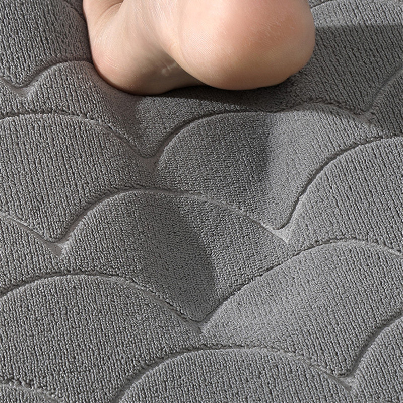 Memory Foam vannas istabas paklājs Pretslīdes vannas paklāji kājslauķi dušas telpai vannas sānu absorbējoši tualetes grīdas paklāji 40*60 50*80cm