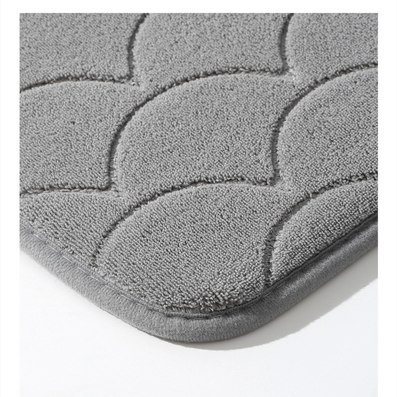 Memory Foam vannas istabas paklājs Pretslīdes vannas paklāji kājslauķi dušas telpai vannas sānu absorbējoši tualetes grīdas paklāji 40*60 50*80cm