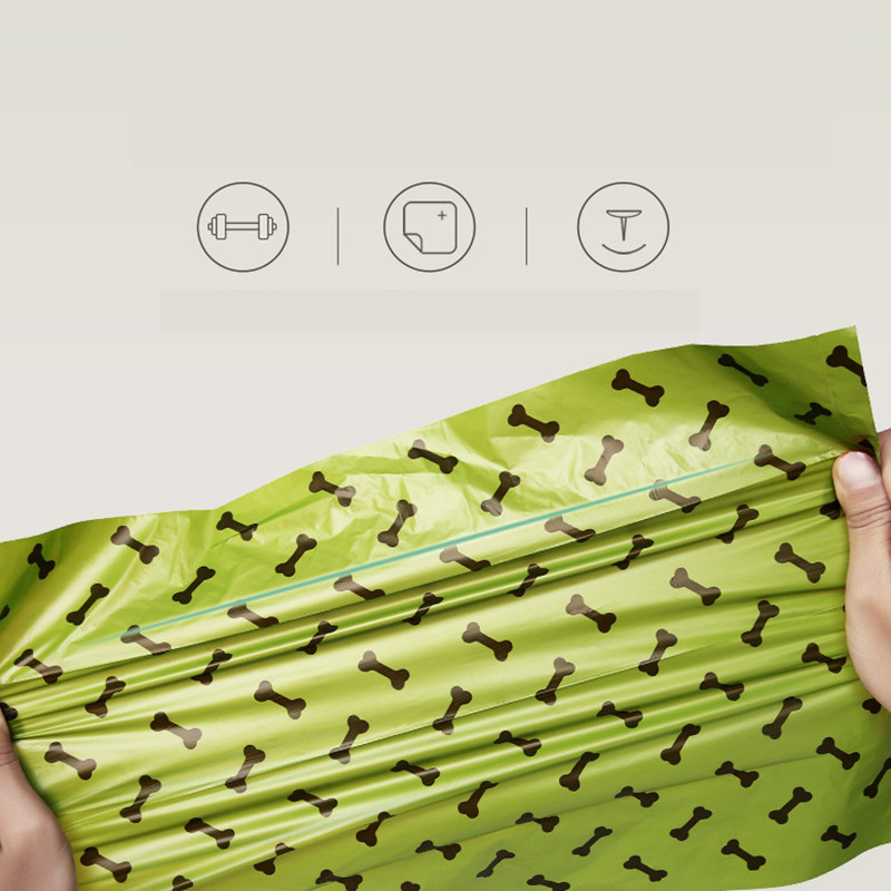 3 ruļļi suņu izkārnījumu maisiņi ar maisiņu turētāju Bioloģiski noārdāmi mājdzīvnieku atkritumu maisi Suņu pakaišu maisiņu dozators Mājdzīvnieku produkti suņiem