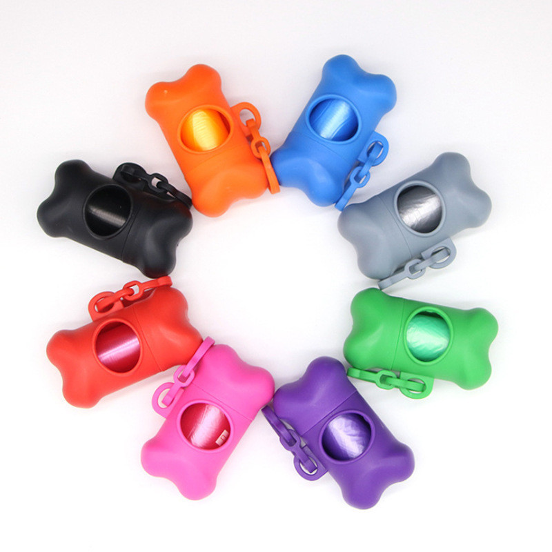 Hot 1Pc Puppy Dog Poop Scooper Bags Dispenser Set Vreća za smeće Držač za izmet Prijenosni Pet Dog Poop Scooper Potrepštine za kućne ljubimce