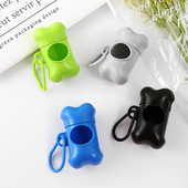 Αποικοδομήσιμο Dog Poop Dog Dispenser Φως LED Θήκη για σακούλες απορριμμάτων Σετ τσάντες για σκουπίδια σκυλιά Καθαρά αξεσουάρ