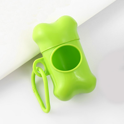 Αποικοδομήσιμο Dog Poop Dog Dispenser Φως LED Θήκη για σακούλες απορριμμάτων Σετ τσάντες για σκουπίδια σκυλιά Καθαρά αξεσουάρ