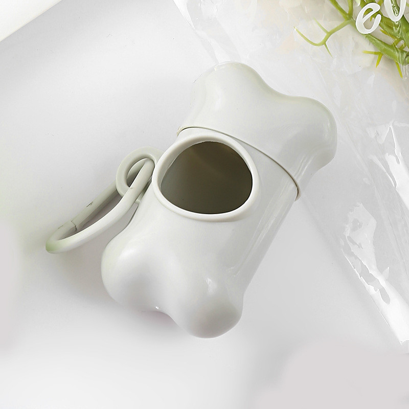 Skystas šunų išmatų maišelių dozatorius LED lemputė šiukšlių maišų laikikliai dalytuvai išmatų maišelių rinkinys šunims šiukšlių naminiams gyvūnėliams valymo priedai