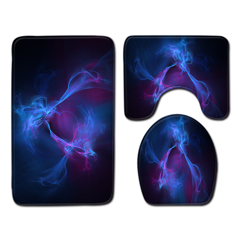 Besplatna dostava 3 komada modnih obojenih prostirki za kupaonicu protiv klizanja za kupaonicu Tapete Banheiro perive toaletne prostirke Alfombra Bano