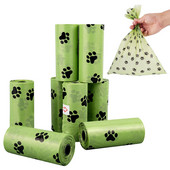 Bioloģiski noārdāmi izkārnījumu maisiņi Bioloģiski noārdāmi suņu atkritumu maisi bez smaržas Atkritumu maisi Necaurlaidīgi un neplīsumiem izturīgi, viegli noplēšami, kompostējami