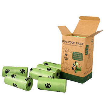 Биоразградими торбички за изпражнения Биоразградими торбички за кучешки отпадъци Торбички за боклук без аромати Устойчиви на течове и разкъсване Лесно разкъсващи се Компостируеми