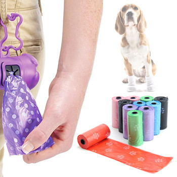 Удобна торба за изпражнения Принадлежности за домашни любимци Тип лапа Външно чисто кученце Котка Торба за изпражнения Торба за боклук