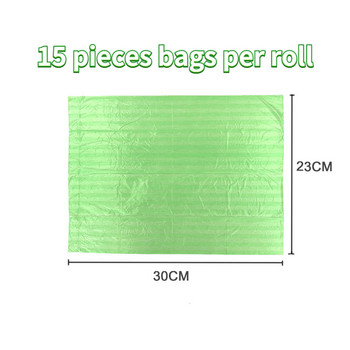 5Roll Pet Dog Poop Bags Диспенсър Collector Bag Bag Puppy Cat Pooper Scooper Bag Малки ролки Outdoor Clean Pets Supplies