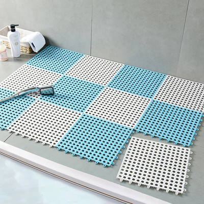 12kom kupaonska neklizajuća prostirka za tuširanje Kućna kupaonica za noge Kupaonica WC sa šavovima Šuplji PVC vodootporna prostirka protiv pada
