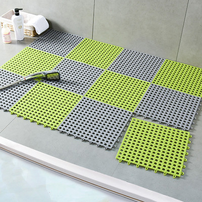 12kom kupaonska neklizajuća prostirka za tuširanje Kućna kupaonica za noge Kupaonica WC sa šavovima Šuplji PVC vodootporna prostirka protiv pada