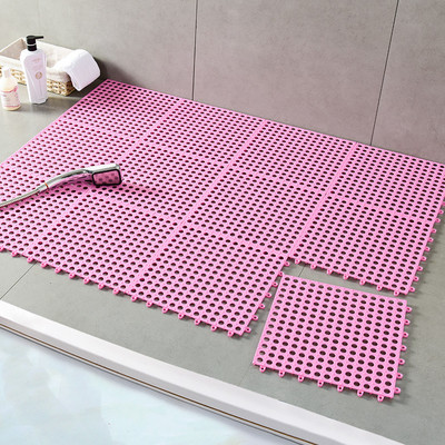 12kom kupaonska neklizajuća prostirka za tuširanje Kućna kupaonica za noge Kupaonica WC sa šavovima Šuplji PVC vodootporna prostirka protiv pada