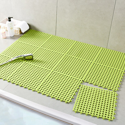 12kom kupaonska neklizajuća prostirka za tuširanje Kućna kupaonica za noge Kupaonica WC sa šavovima Šuplji PVC vodootporna prostirka protiv pada