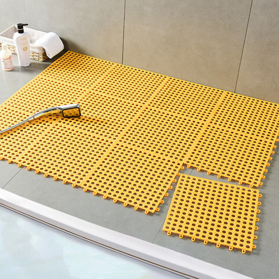 12kom kupaonska neklizajuća prostirka za tuširanje Kućna kupaonica za noge Kupaonica WC sa šavovima Šuplji PVC vodootporna prostirka protiv pada