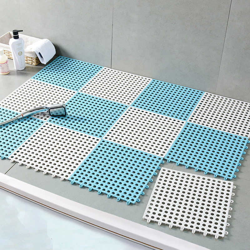 12kom kupaonska neklizajuća prostirka za tuširanje Kućna kupaonica za noge Kupaonica WC sa šavovima Šuplji PVC vodootporna prostirka protiv pada