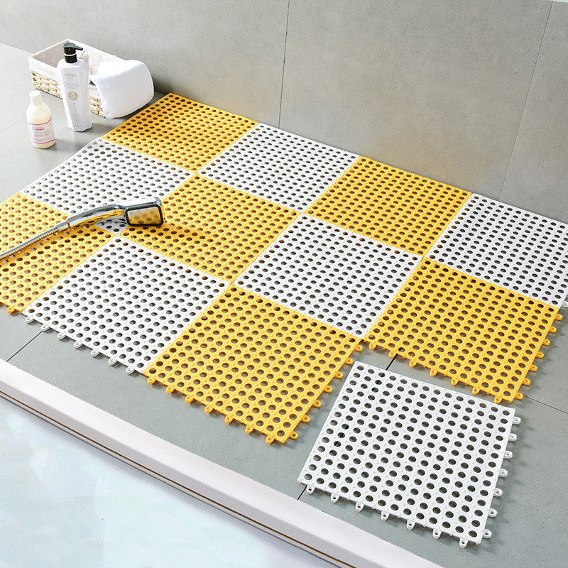 12kom kupaonska neklizajuća prostirka za tuširanje Kućna kupaonica za noge Kupaonica WC sa šavovima Šuplji PVC vodootporna prostirka protiv pada