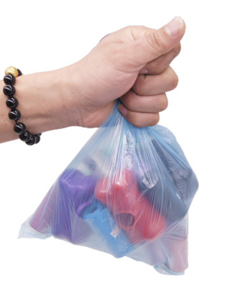 ΝΕΟ 1 ρολό ΝΕΟ πόδι εκτύπωσης Dog Poop Bag 15 Bags/ Roll Large Cat Waste Waste Doggie Outdoor Home Clean Refill Bagage Bag 1Rolls